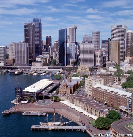 Circular Quay from the Harbour Bridge (Click for next image)