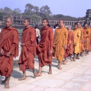 Monks at Angkor Wat 1