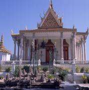 Silver Pagoda with Angkor Wat Model