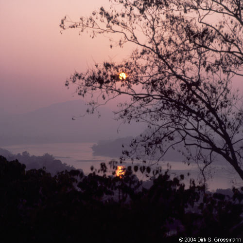 Sunset at Mount Phousi (Click for next image)