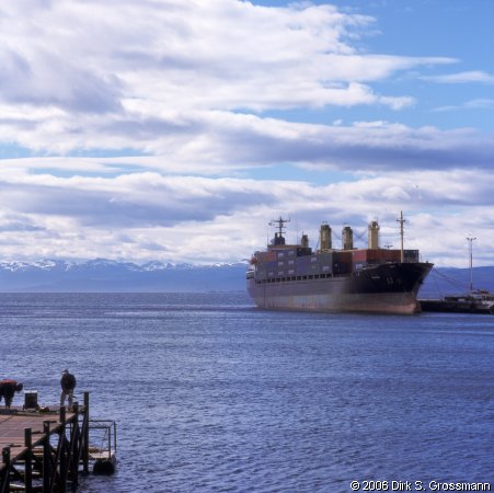Ship in the Beagle Channel (Click for next image)