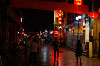 Hutongs South of Tian'anmen Square at Night