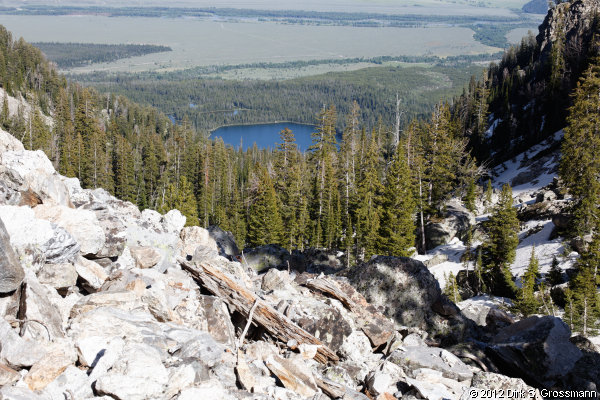 Bradley Lake from Garnet Canyon (Click for next image)