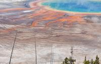 Grand Prismatic Spring from Above