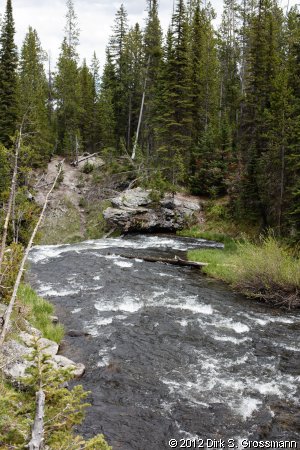 Lewis River Above Moose Falls (Click for next image)