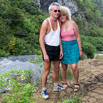 Yvonne & Dirk at Tamarind Falls