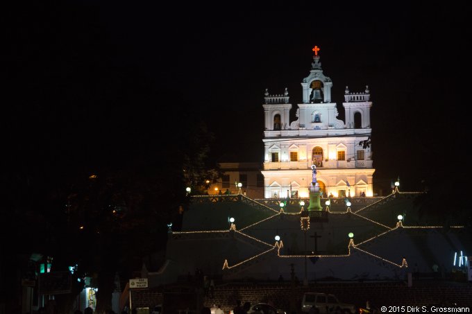 Curch of Our Lady of the Immaculate Conception at Night (Click for next image)