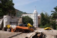 Shri Shantadurge Devasthan Temple from a Building Site