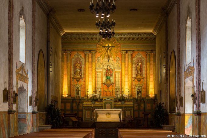 Santa Bárbara Mission Chapel Interior (Click for next image)