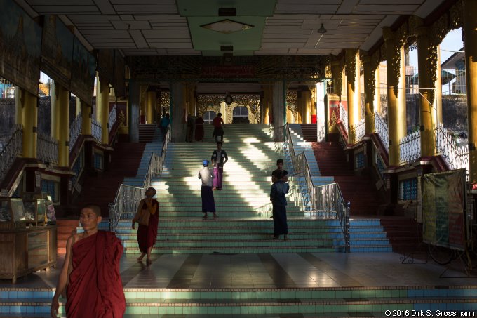 Entrance Hall of the Shwemawdaw Pagoda (Click for next image)