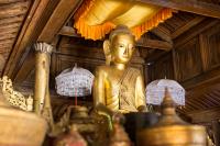 Interior of the Shwe Yan Pyay Monastery