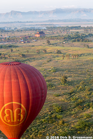 With the Balloon over Bagan