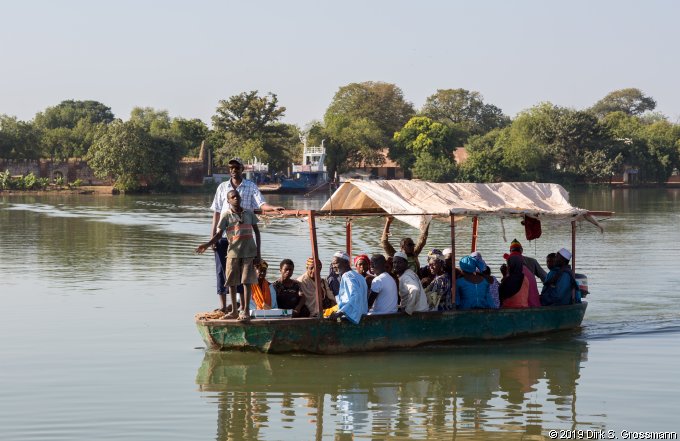 Small Ferry on the Gambia River (Click for next image)